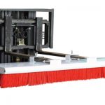 Mocowanie zamiatarki ulicznej do wózka widłowego