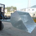 3 tonowy wózek widłowy z łyżką, łyżka hydrauliczna